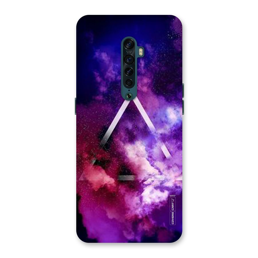 Galaxy Smoke Hues Back Case for Oppo Reno2
