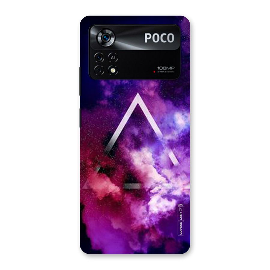 Galaxy Smoke Hues Back Case for Poco X4 Pro 5G