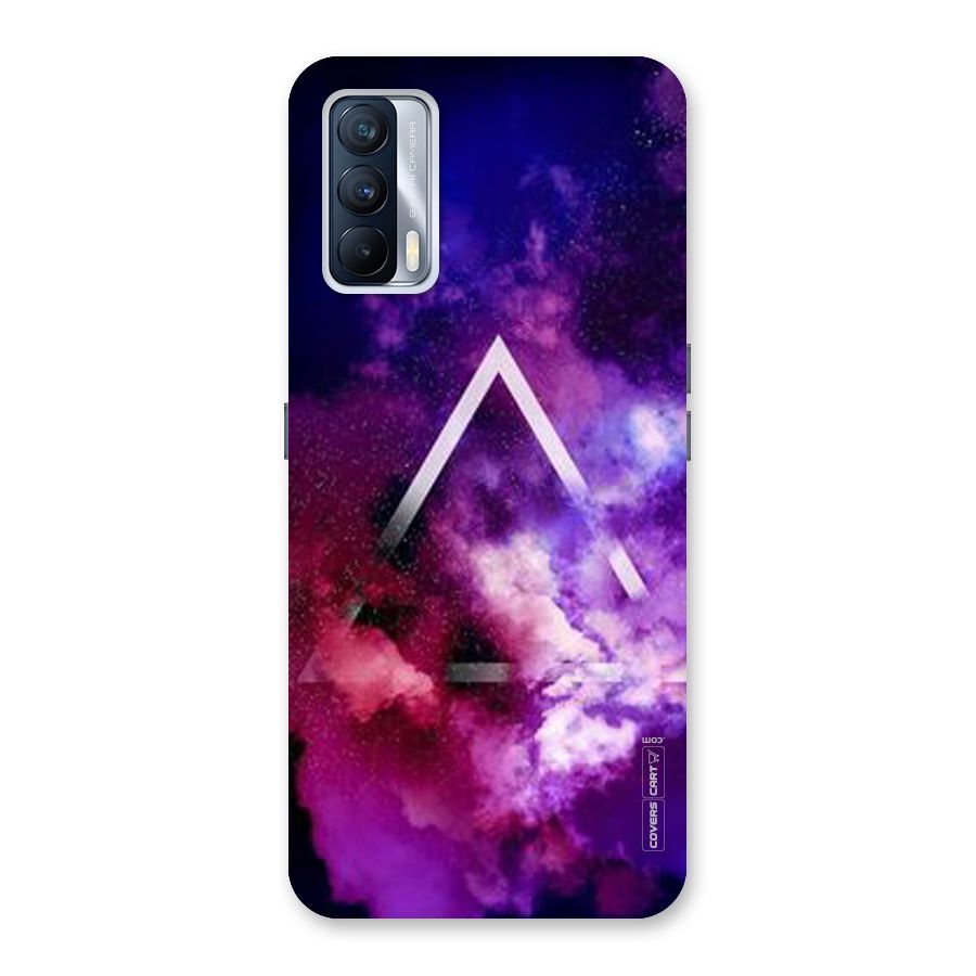 Galaxy Smoke Hues Back Case for Realme X7