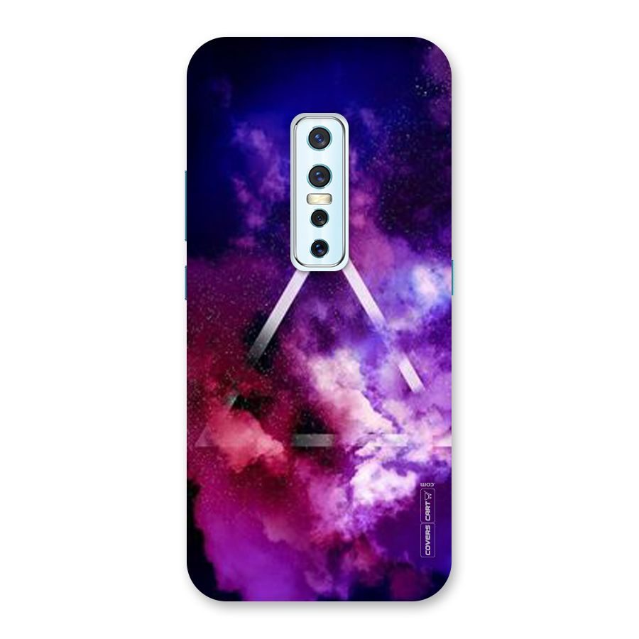 Galaxy Smoke Hues Back Case for Vivo V17 Pro