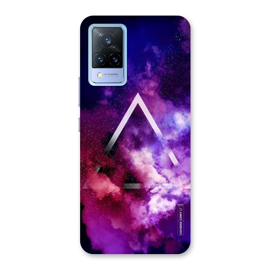 Galaxy Smoke Hues Back Case for Vivo V21 5G