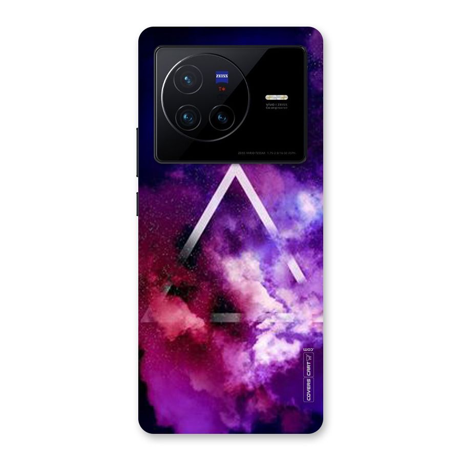 Galaxy Smoke Hues Back Case for Vivo X80
