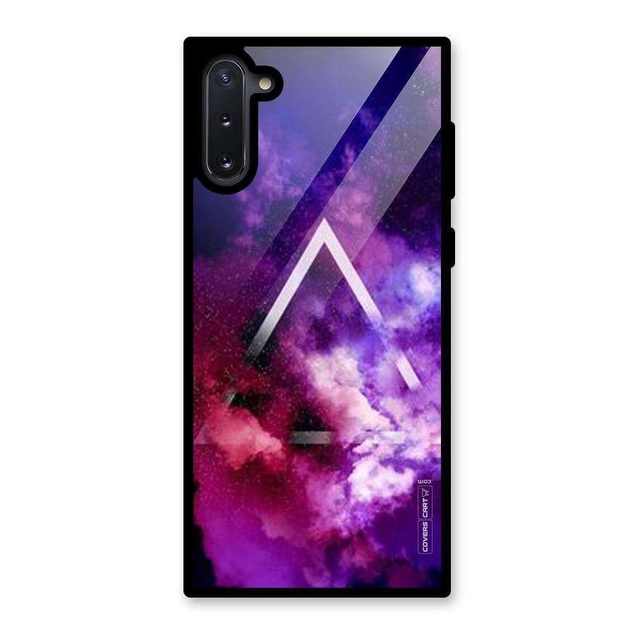 Galaxy Smoke Hues Glass Back Case for Galaxy Note 10
