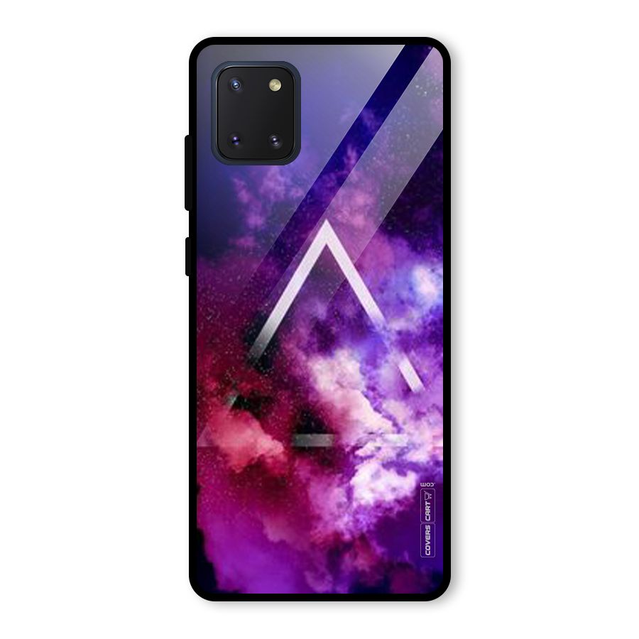 Galaxy Smoke Hues Glass Back Case for Galaxy Note 10 Lite