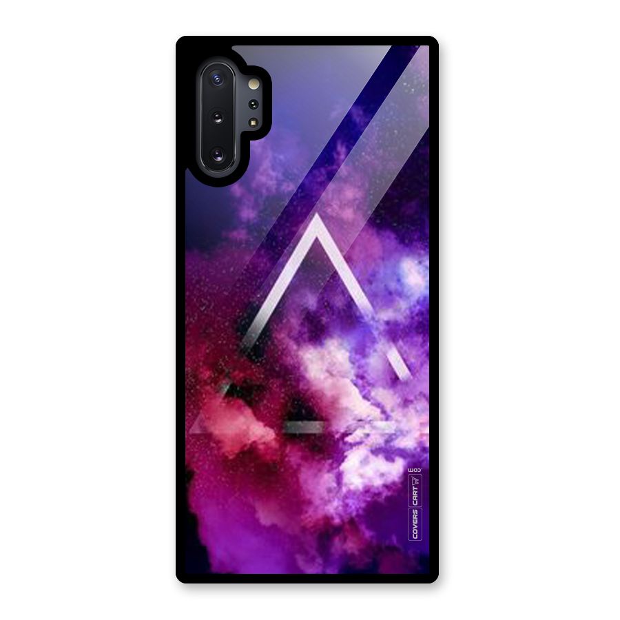 Galaxy Smoke Hues Glass Back Case for Galaxy Note 10 Plus