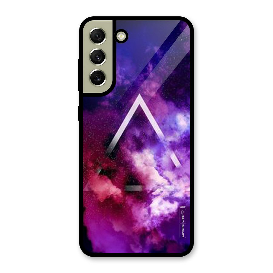 Galaxy Smoke Hues Glass Back Case for Galaxy S21 FE 5G