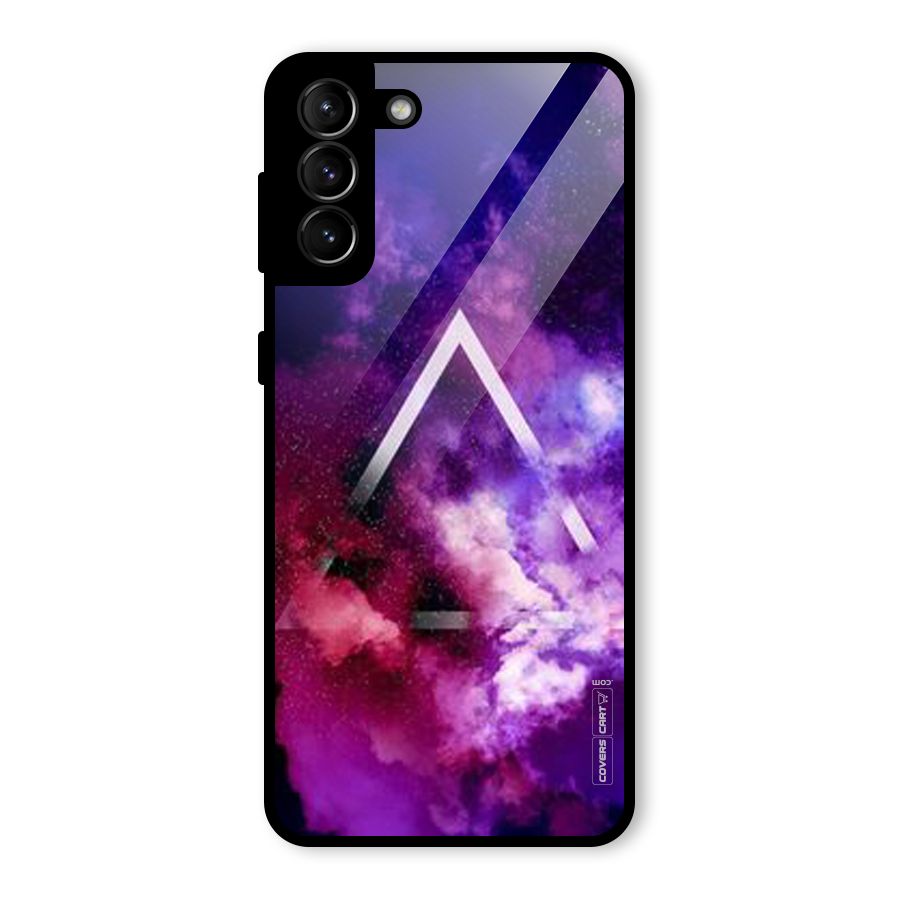 Galaxy Smoke Hues Glass Back Case for Galaxy S21 Plus