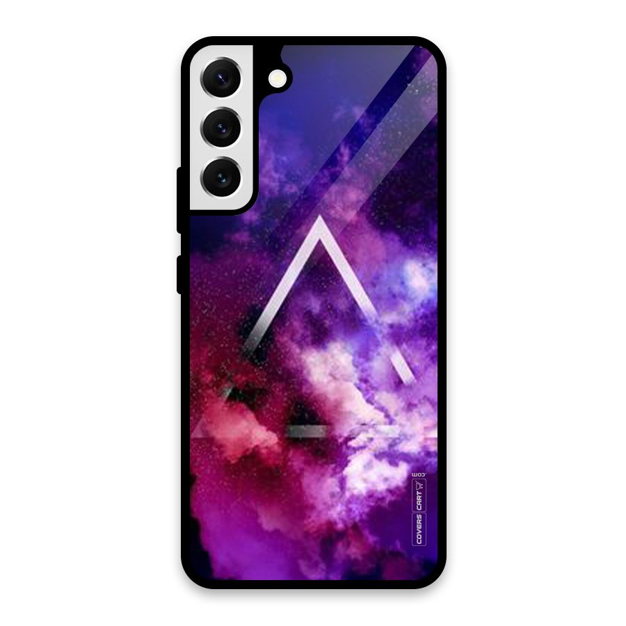Galaxy Smoke Hues Glass Back Case for Galaxy S22 Plus 5G