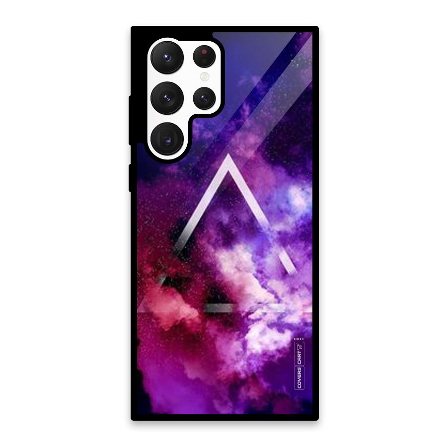 Galaxy Smoke Hues Glass Back Case for Galaxy S22 Ultra 5G