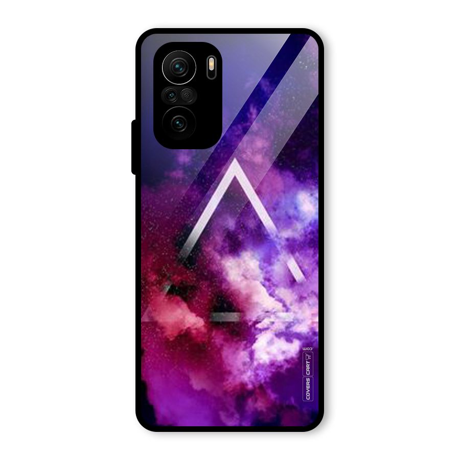 Galaxy Smoke Hues Glass Back Case for Mi 11x