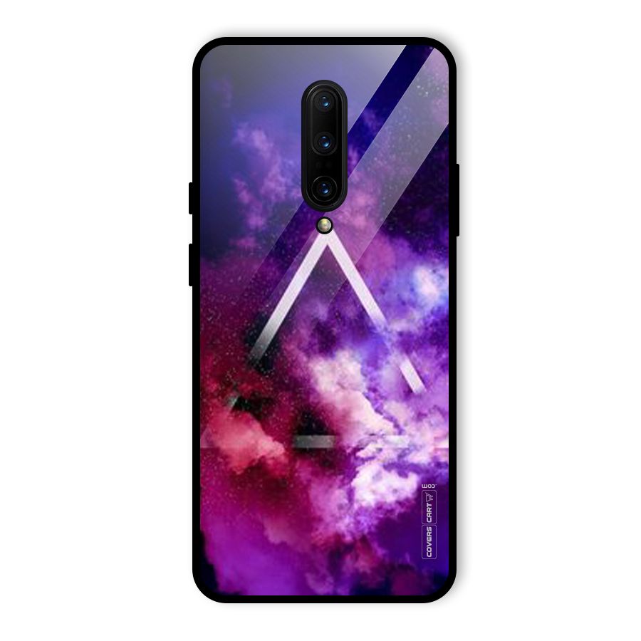 Galaxy Smoke Hues Glass Back Case for OnePlus 7 Pro