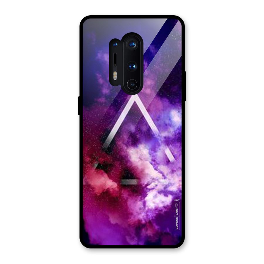 Galaxy Smoke Hues Glass Back Case for OnePlus 8 Pro