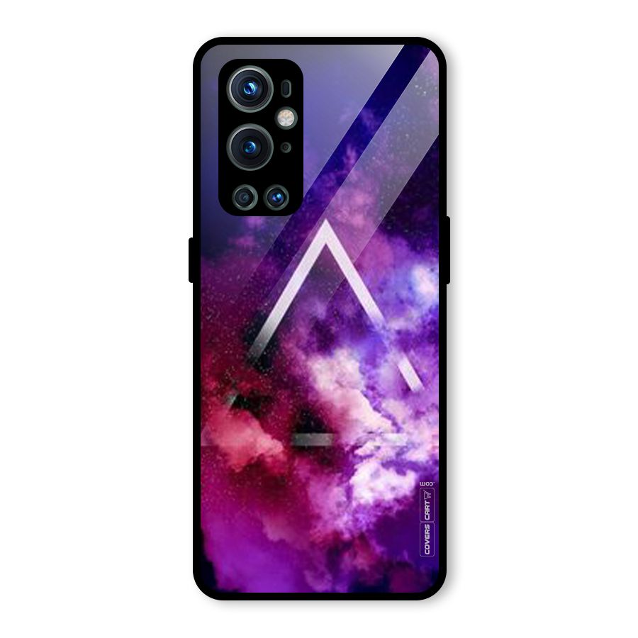 Galaxy Smoke Hues Glass Back Case for OnePlus 9 Pro