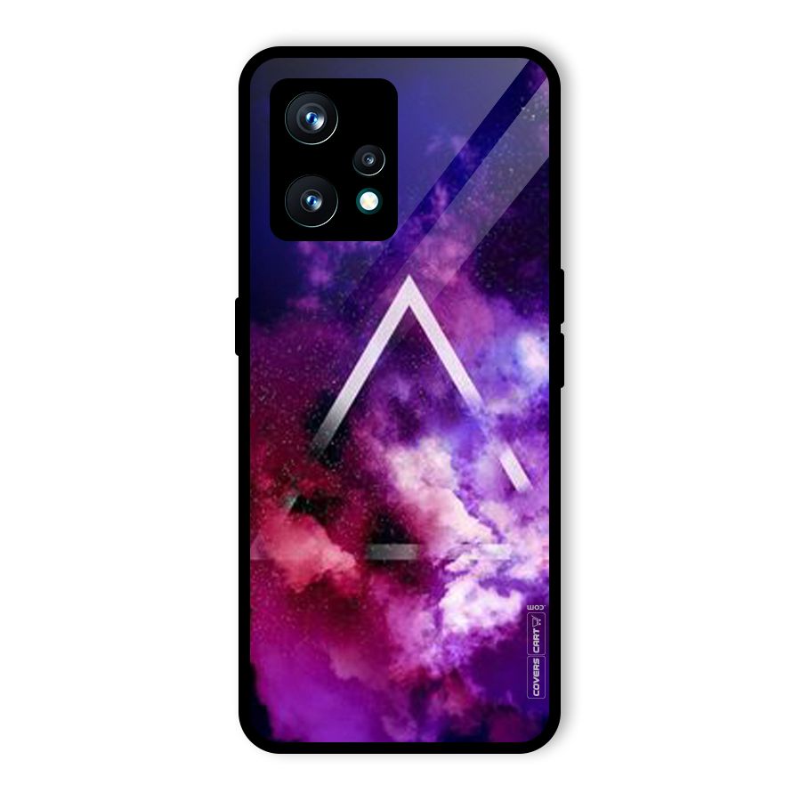 Galaxy Smoke Hues Glass Back Case for Realme 9 Pro Plus 5G