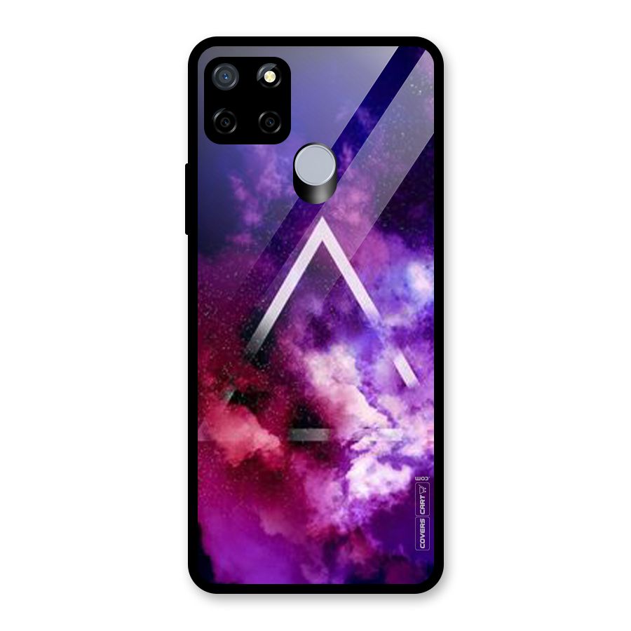 Galaxy Smoke Hues Glass Back Case for Realme Narzo 20