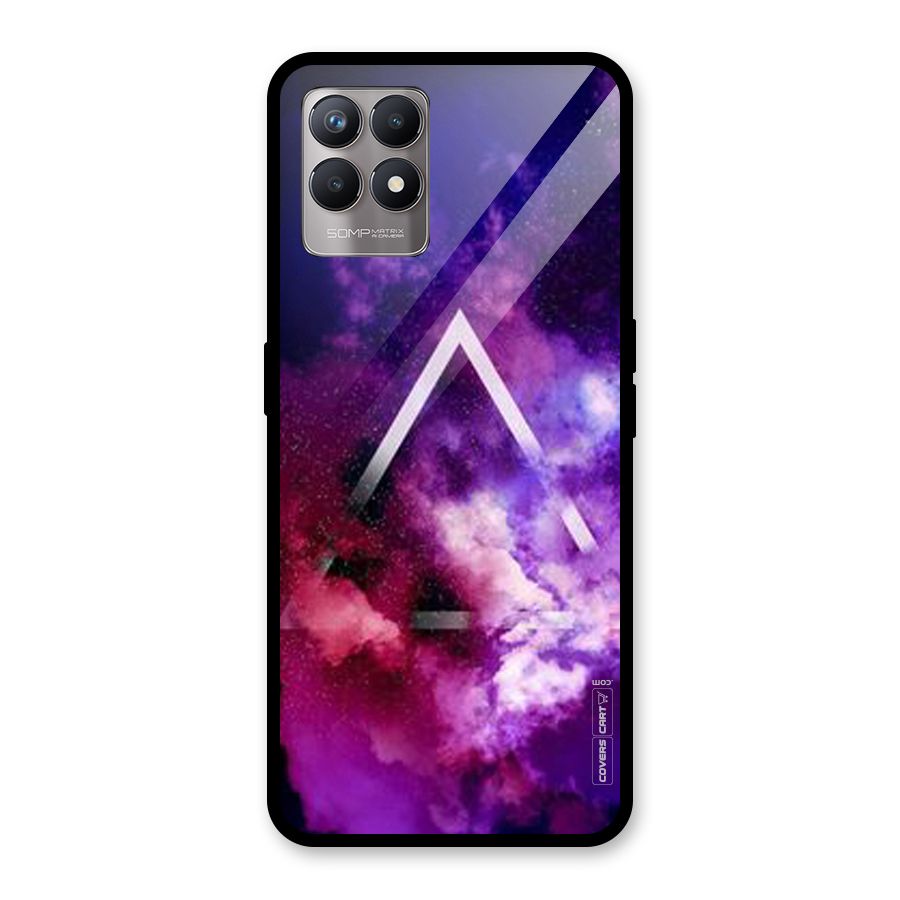 Galaxy Smoke Hues Glass Back Case for Realme Narzo 50