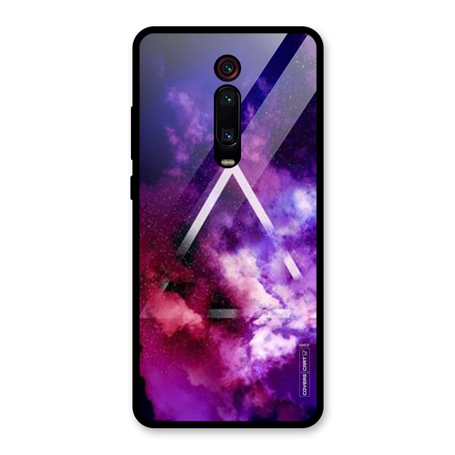 Galaxy Smoke Hues Glass Back Case for Redmi K20
