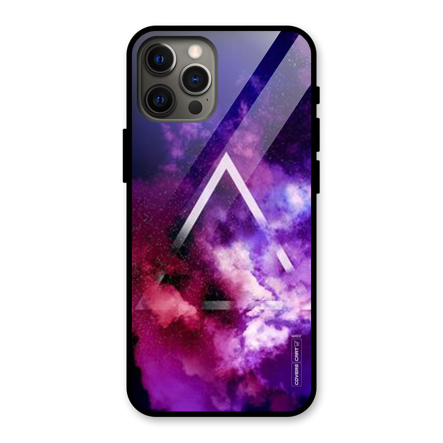 Galaxy Smoke Hues Glass Back Case for iPhone 12 Pro Max