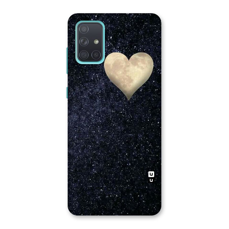 Galaxy Space Heart Back Case for Galaxy A71