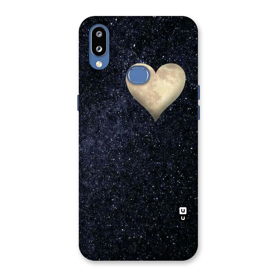 Galaxy Space Heart Back Case for Galaxy M01s