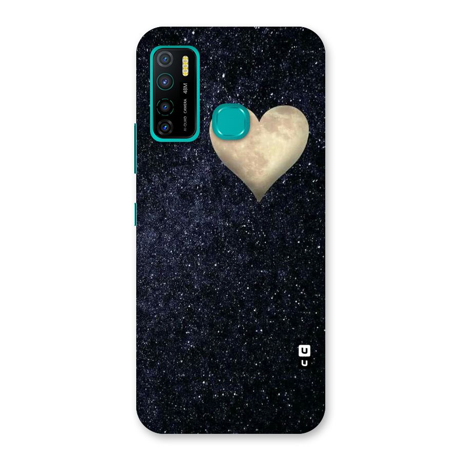 Galaxy Space Heart Back Case for Infinix Hot 9 Pro