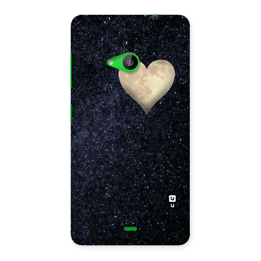 Galaxy Space Heart Back Case for Lumia 535