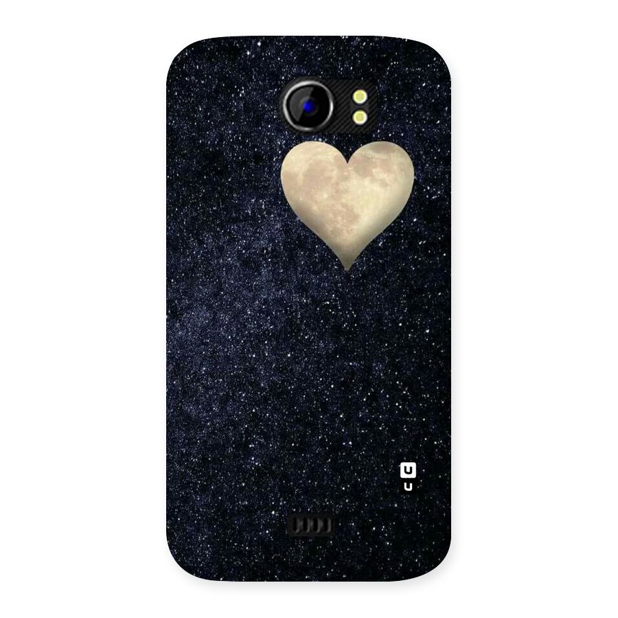 Galaxy Space Heart Back Case for Micromax Canvas 2 A110