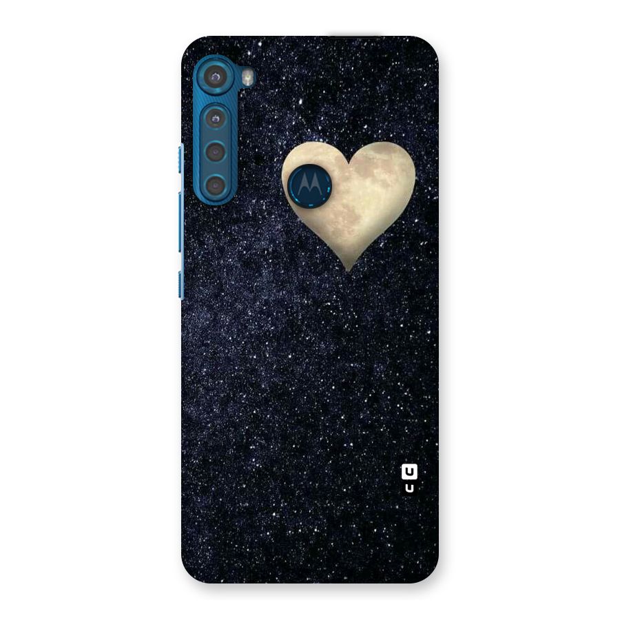 Galaxy Space Heart Back Case for Motorola One Fusion Plus