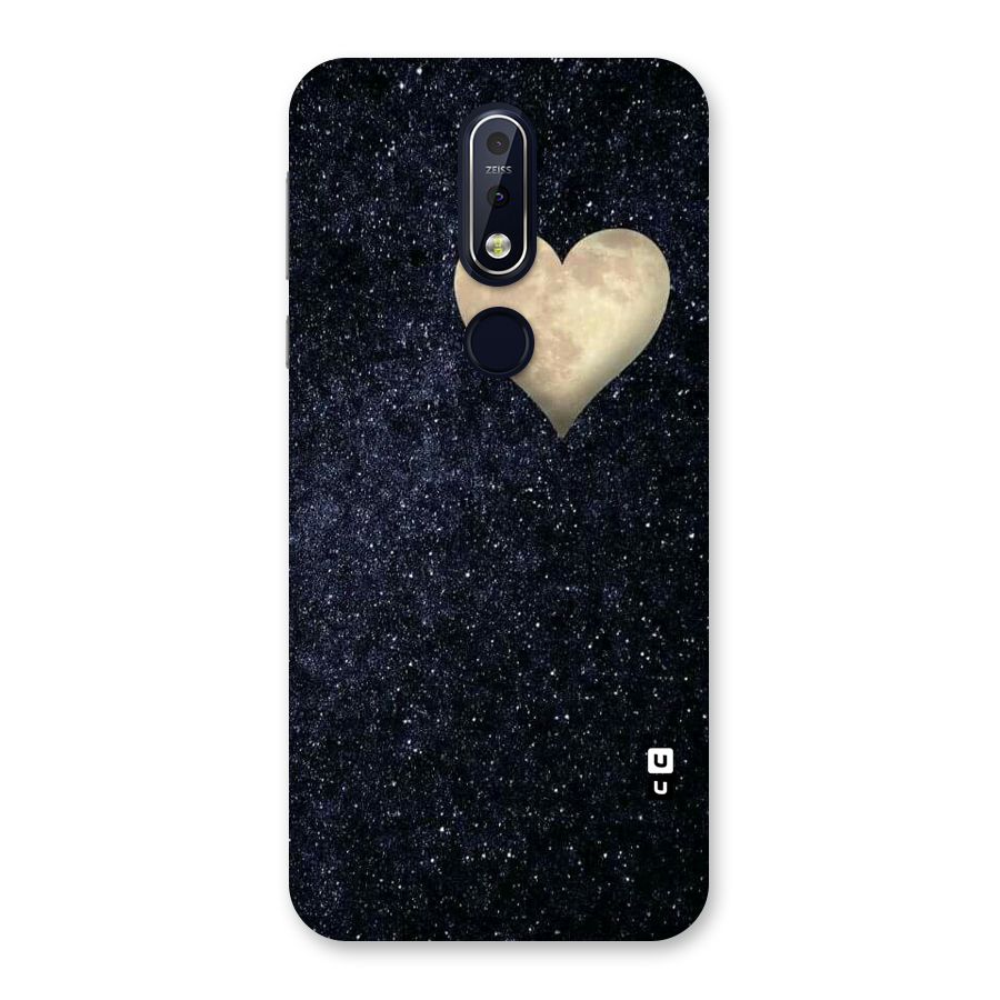 Galaxy Space Heart Back Case for Nokia 7.1