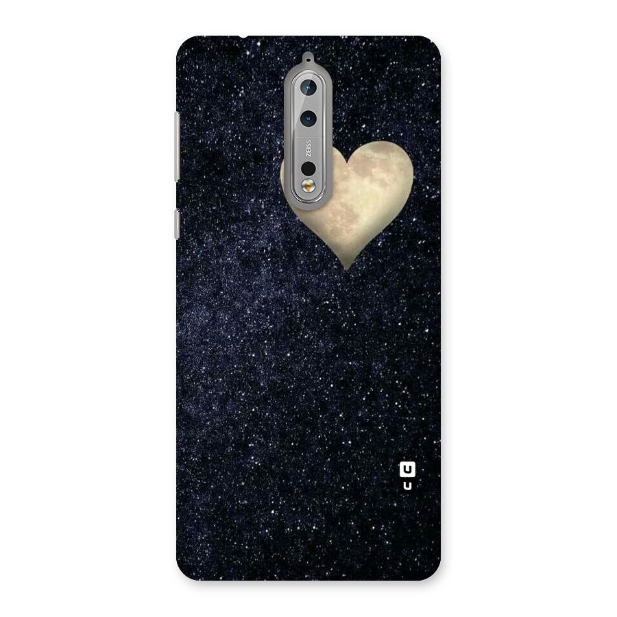 Galaxy Space Heart Back Case for Nokia 8