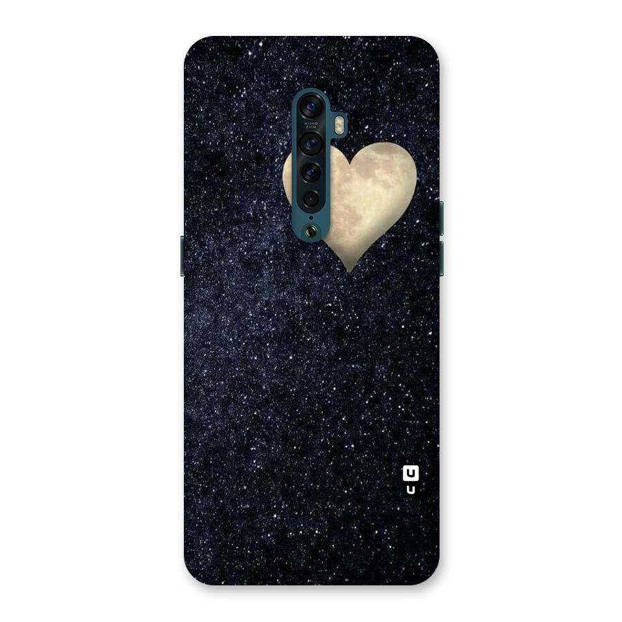 Galaxy Space Heart Back Case for Oppo Reno2