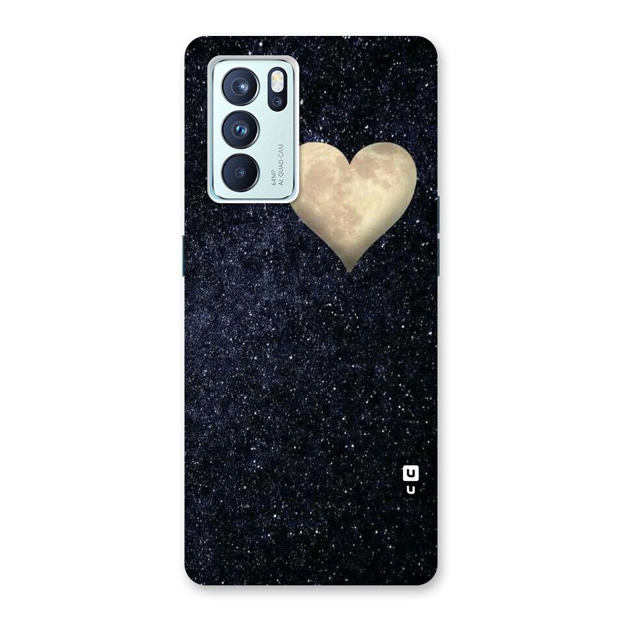 Galaxy Space Heart Back Case for Oppo Reno6 Pro 5G