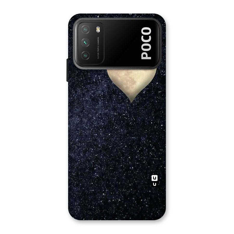 Galaxy Space Heart Back Case for Poco M3