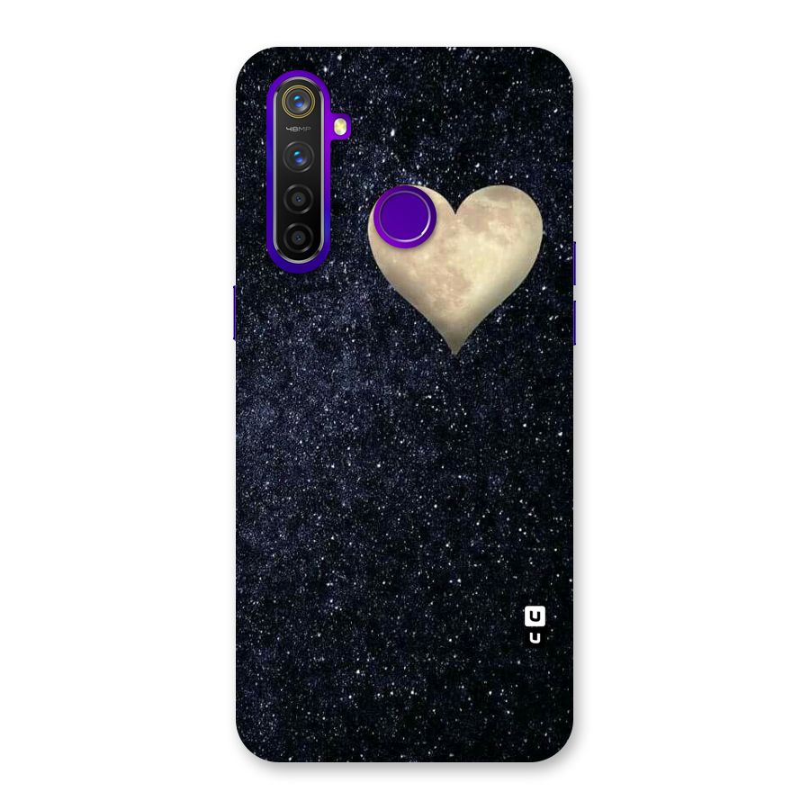 Galaxy Space Heart Back Case for Realme 5 Pro