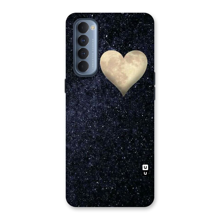 Galaxy Space Heart Back Case for Reno4 Pro
