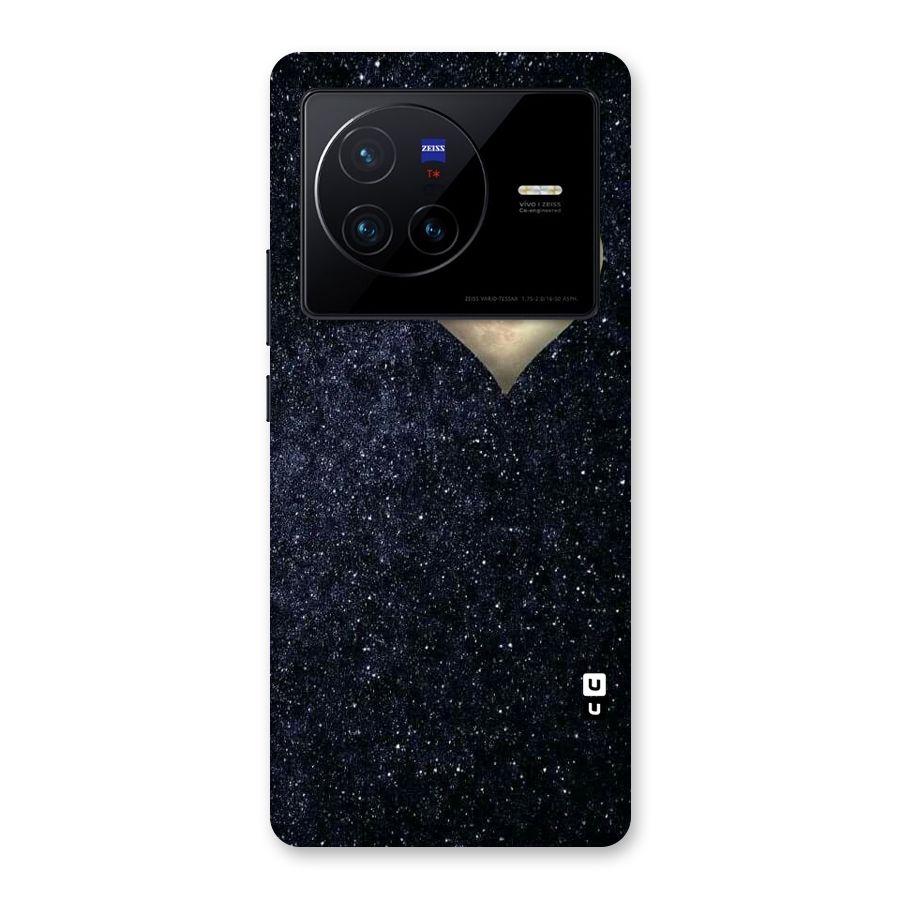 Galaxy Space Heart Back Case for Vivo X80
