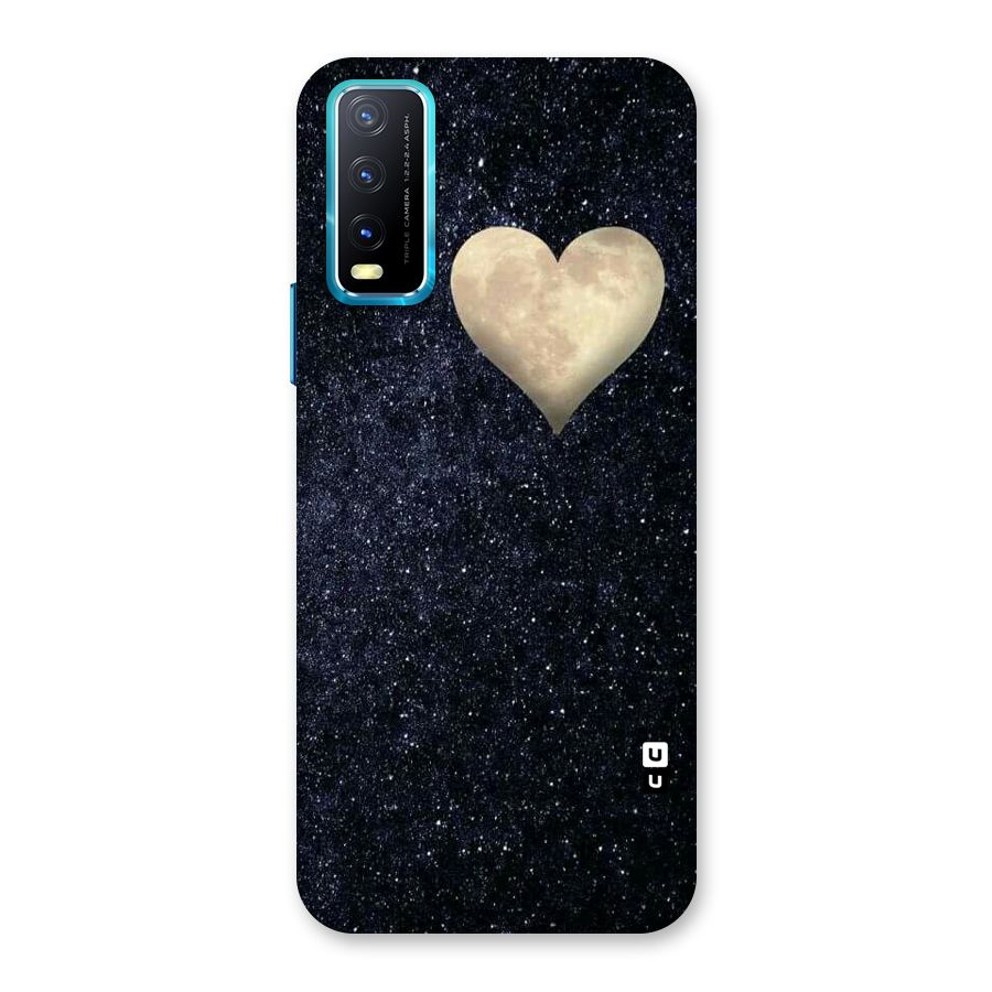 Galaxy Space Heart Back Case for Vivo Y20
