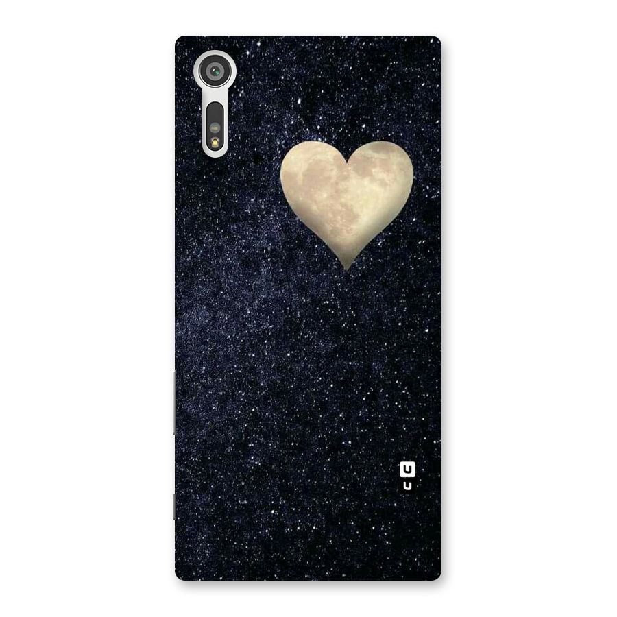 Galaxy Space Heart Back Case for Xperia XZ