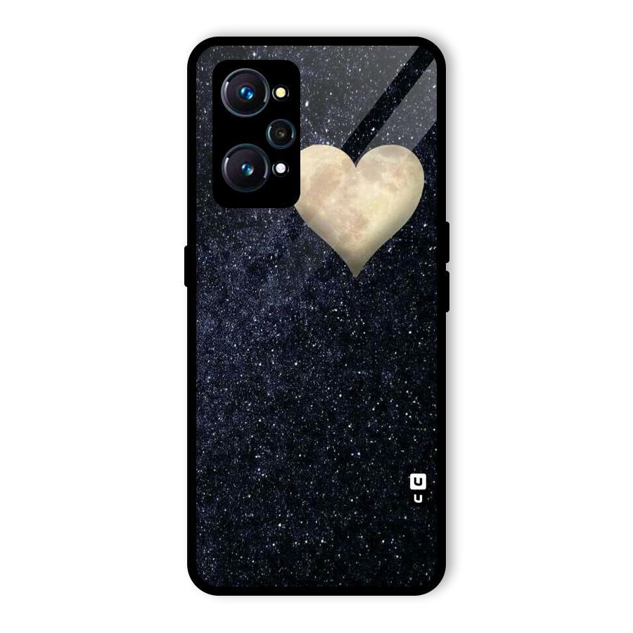 Galaxy Space Heart Glass Back Case for Realme GT 2