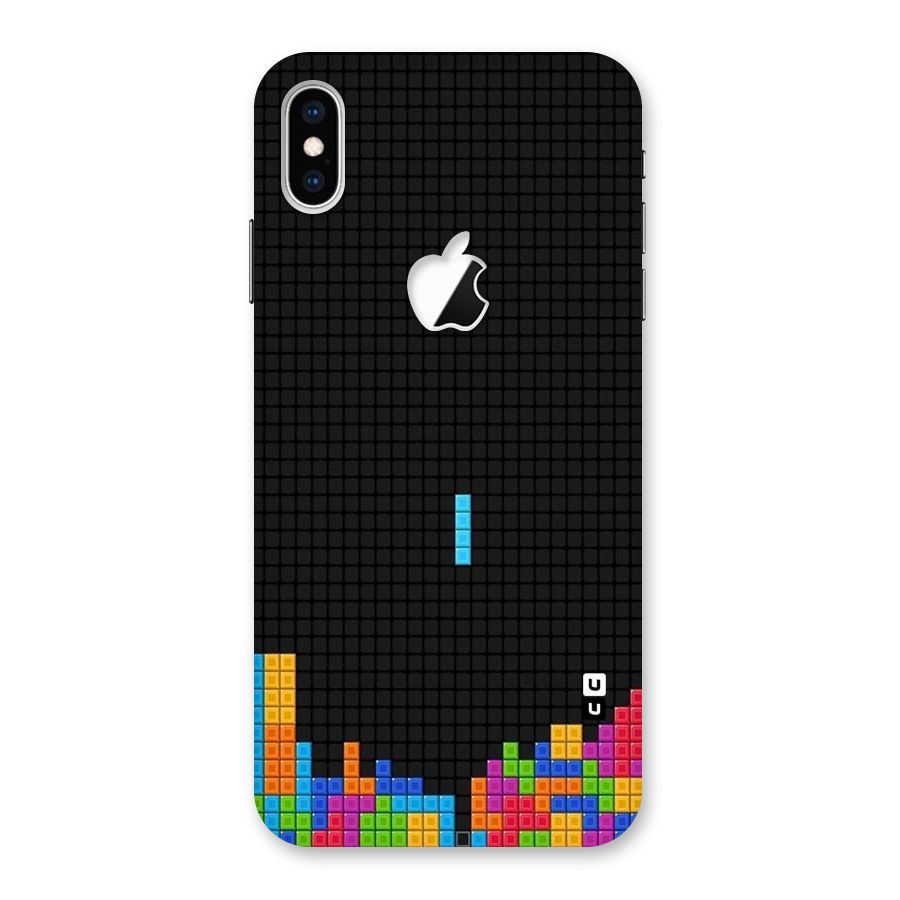 Game Play Back Case for iPhone XS Max Apple Cut