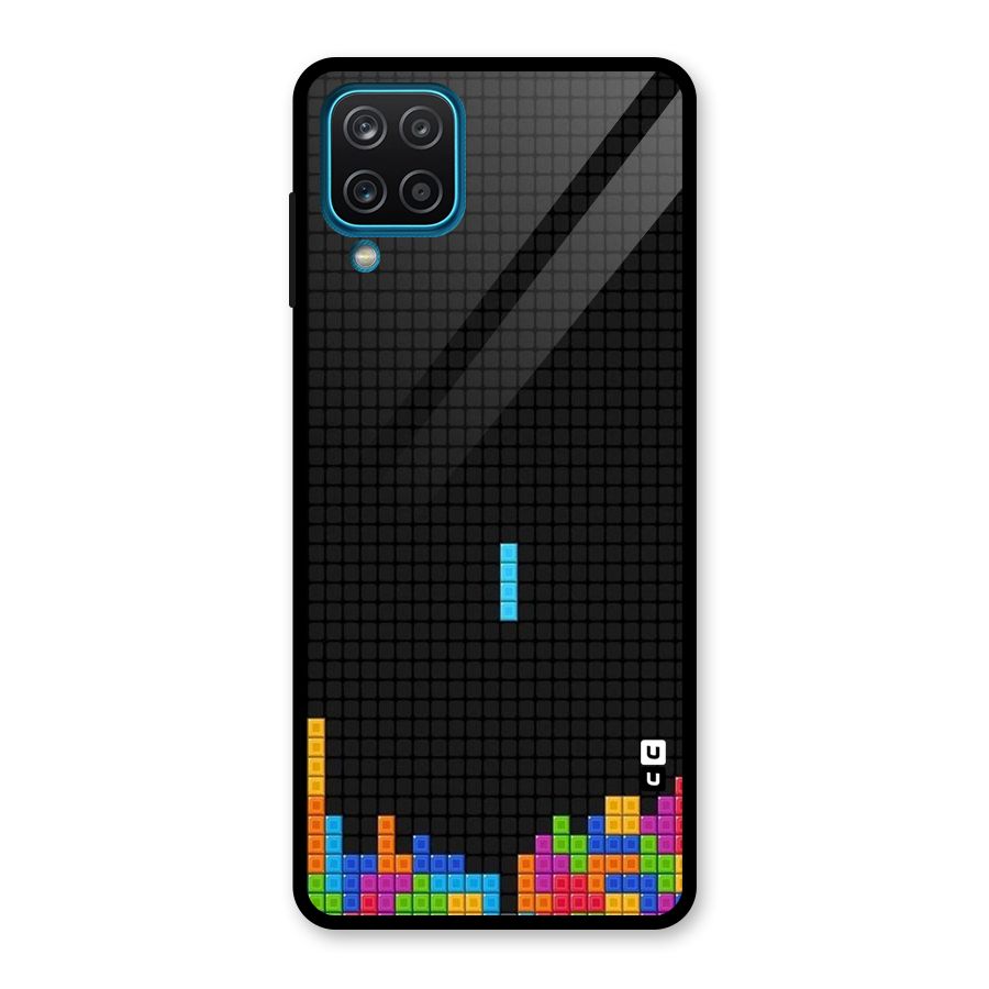 Game Play Glass Back Case for Galaxy A12