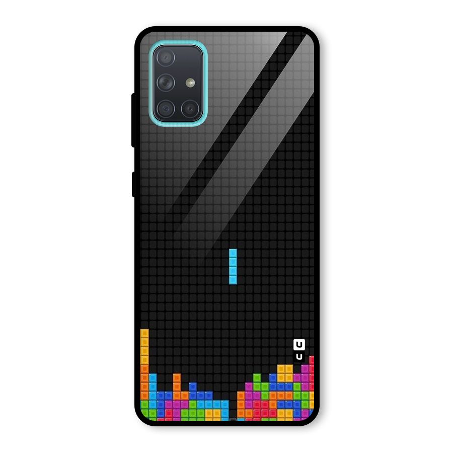 Game Play Glass Back Case for Galaxy A71