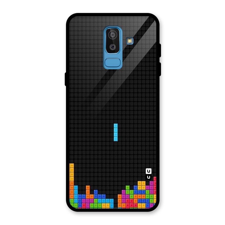 Game Play Glass Back Case for Galaxy J8