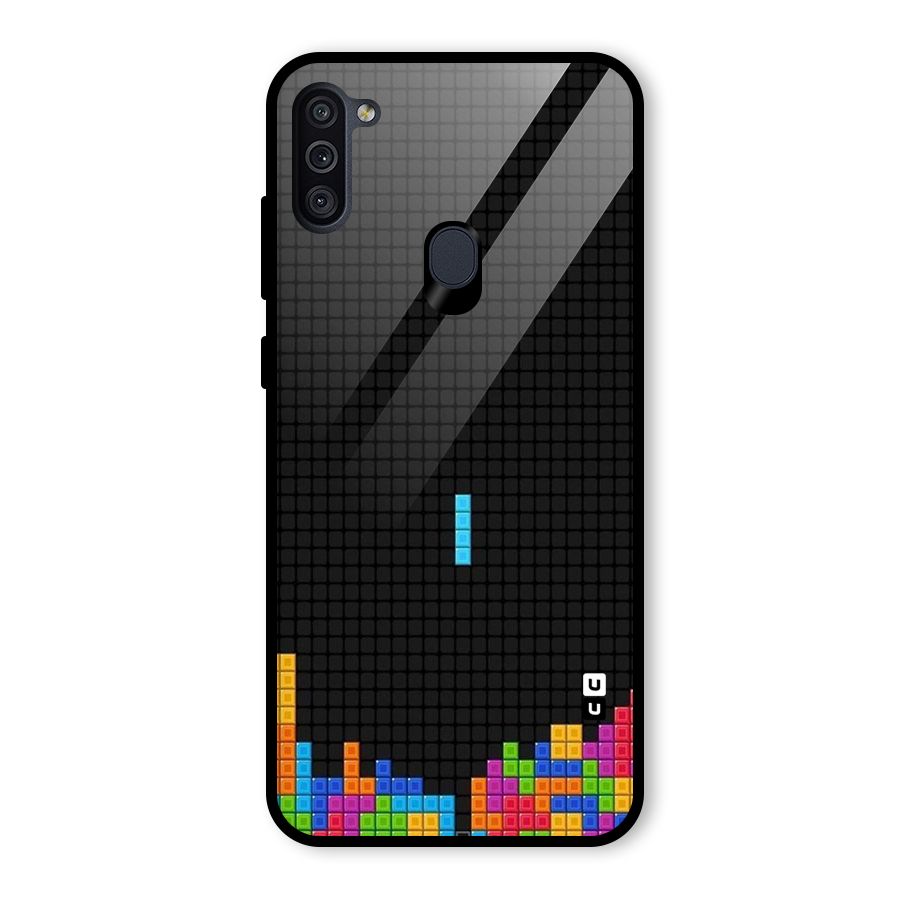 Game Play Glass Back Case for Galaxy M11