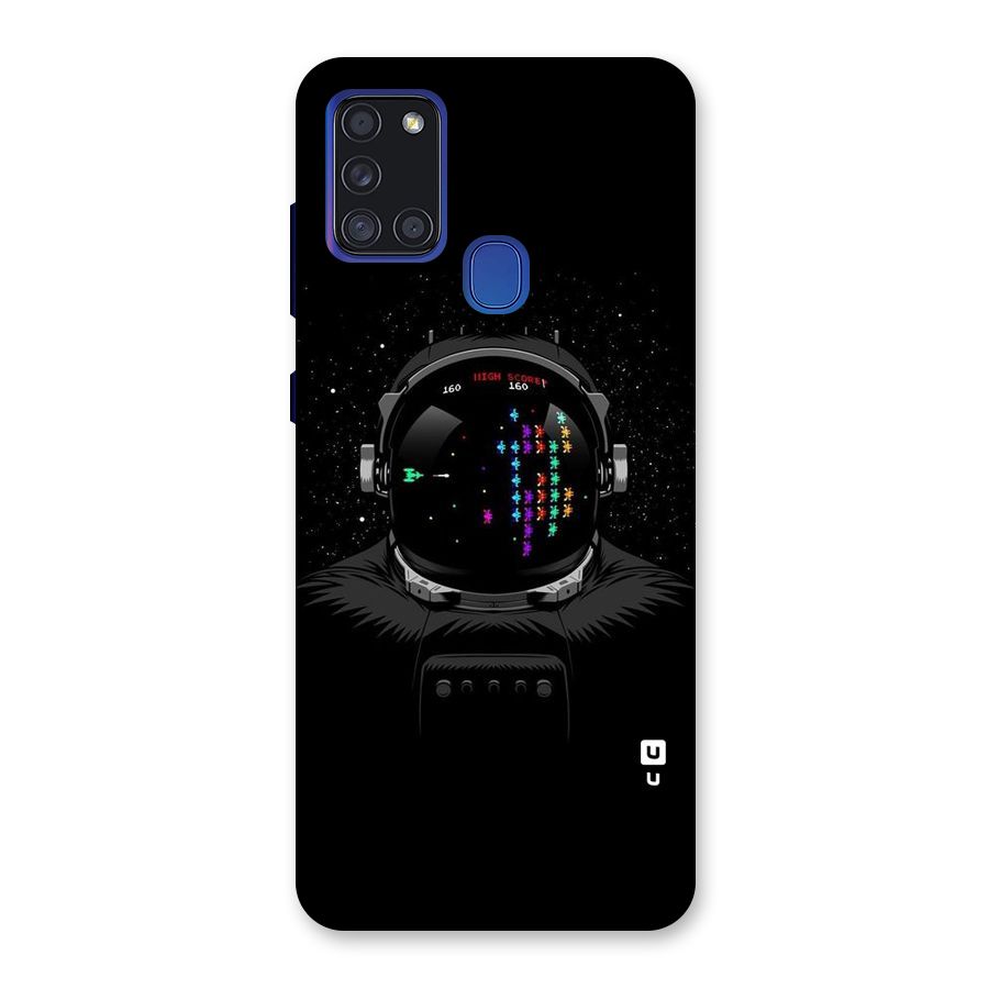Gamer Head Back Case for Galaxy A21s