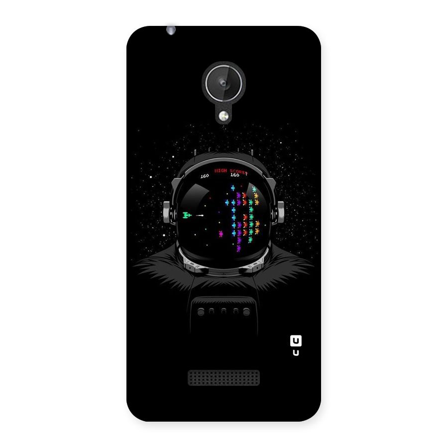 Gamer Head Back Case for Micromax Canvas Spark Q380