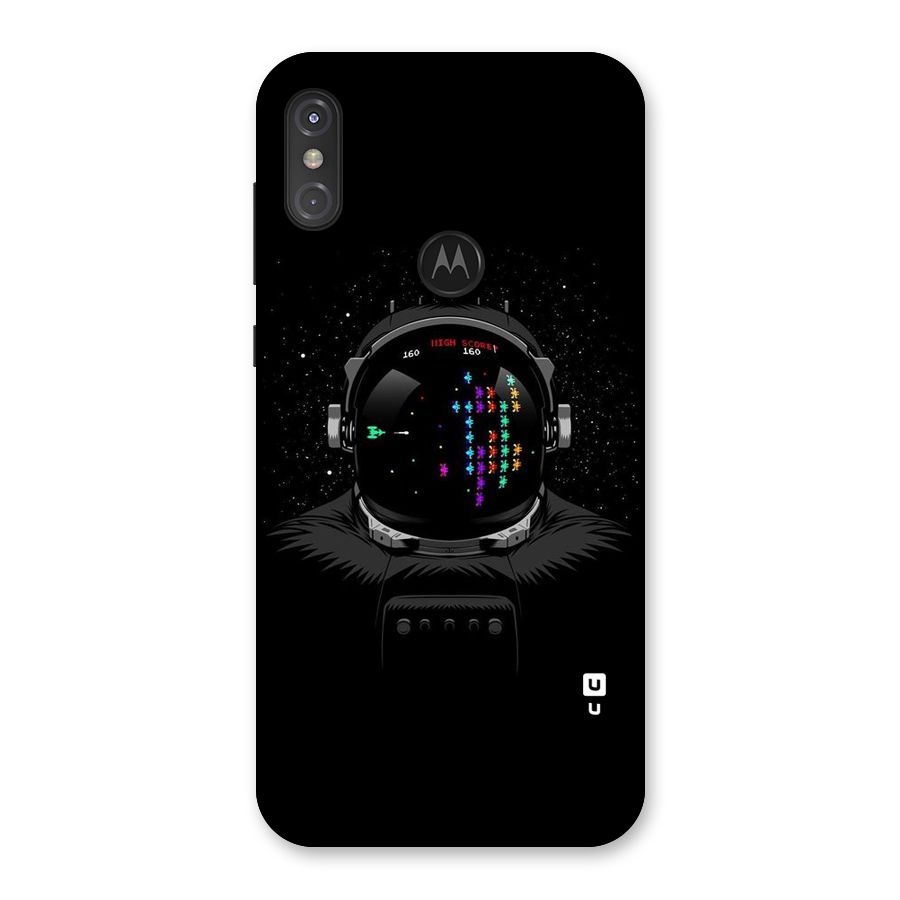 Gamer Head Back Case for Motorola One Power