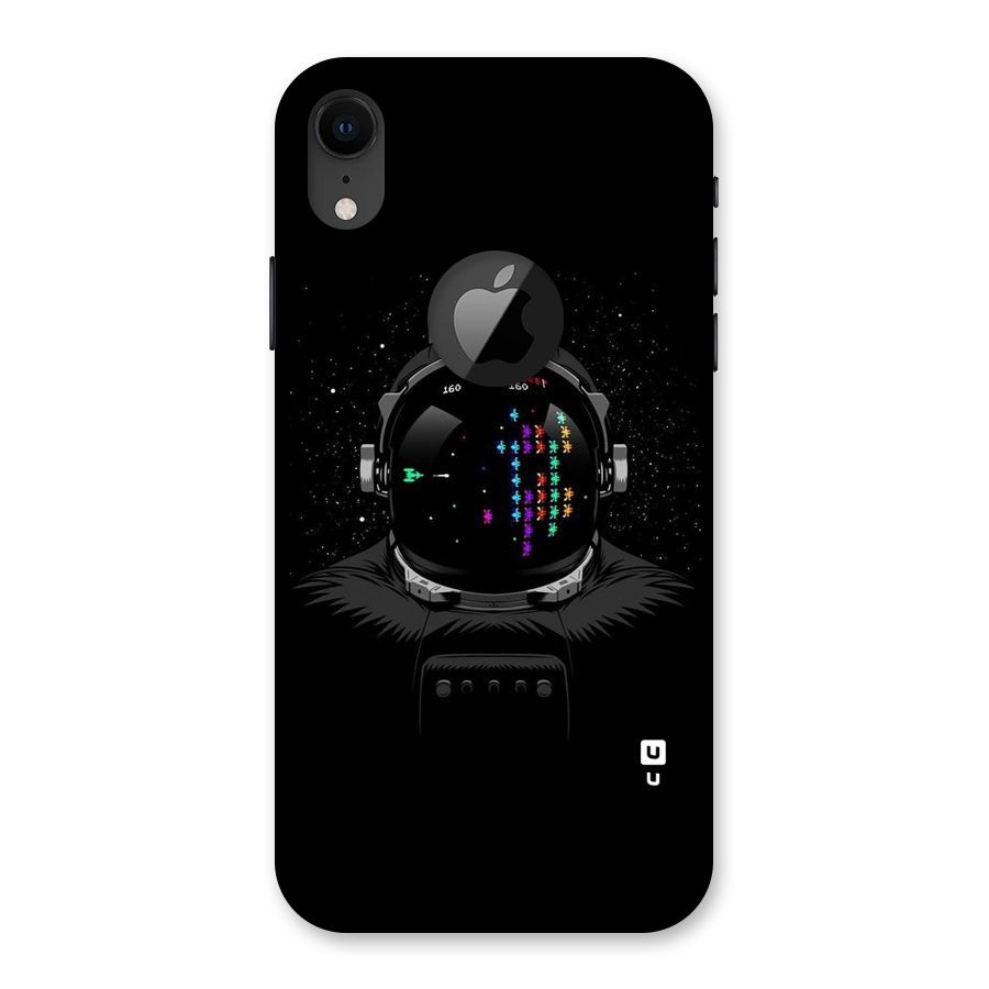 Gamer Head Back Case for iPhone XR Logo Cut