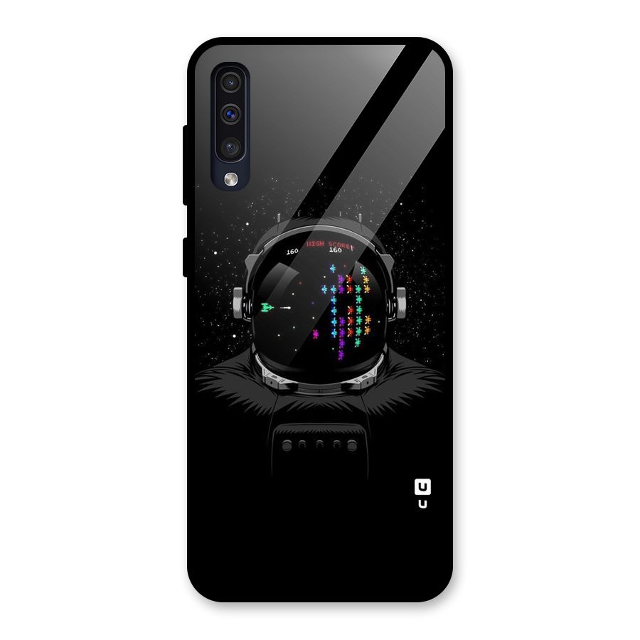 Gamer Head Glass Back Case for Galaxy A30s