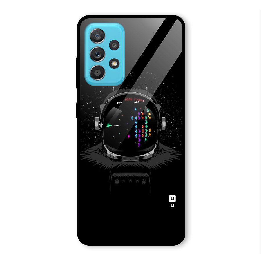 Gamer Head Glass Back Case for Galaxy A52